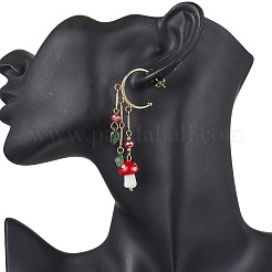 Orecchini a mezzo cerchio in acciaio inossidabile 304 dorato&nbsp;EJEW-JE05675-02