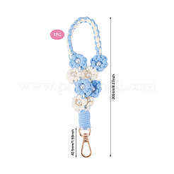 Décorations suspendues en fleurs tissées à la main&nbsp;KEYC-TAC0009-02KCG-04