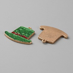 Pendentifs en émail d'alliage de saint patrick&nbsp;ENAM-WH0004-10KCG-02