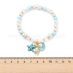 Armbänder mit Anhängern aus Legierung&nbsp;BJEW-JB14018