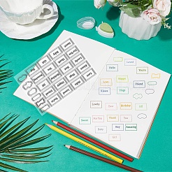 Plastikstempel&nbsp;DIY-WH20018-0298