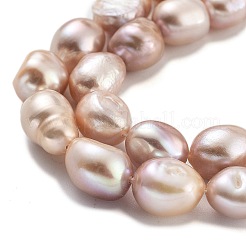 Brins de perles de culture d'eau douce naturelles&nbsp;PEAR-P062-30E