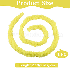 Rouleau de tissu chenille en fausse fourrure pour décoration d'arbre de Noël ou pour fabrication de couronnes et d'arcs&nbsp;FIND-WH20003-95C