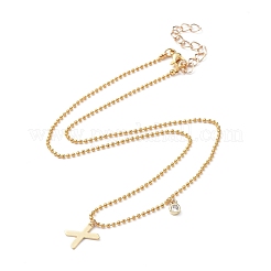 Colliers pendentif lettre a ~ z&nbsp;NJEW-JN02837