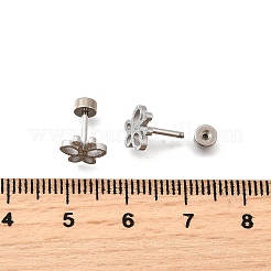 Ohrstecker aus 304 Edelstahl&nbsp;EJEW-H161-01P-C