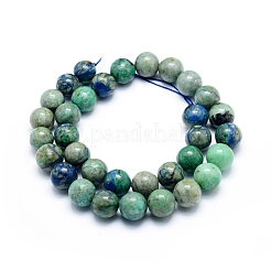 Zusammengesetzte synthetische Chrysokoll- und Lapislazuli-Perlenstränge&nbsp;G-G823-07-12mm
