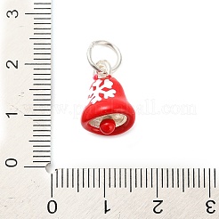 Weihnachtsmotive Legierung Emaille Anhänger&nbsp;LS-FIND-I063-01L