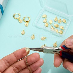 20 ciondoli in ottone con micro pavé di zirconi cubici&nbsp;ZIRC-SZ0005-27