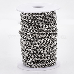 Cadenas de eslabones cubanos de acero inoxidable 201 resistentes al deslustre&nbsp;STAS-R100-23