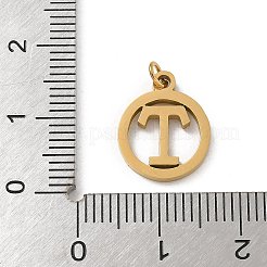 Dijes de acero inoxidable 304 con anilla de salto&nbsp;LS-STAS-R001-02G-T