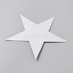 Wanddekoration aus Papier mit Glitzersternen&nbsp;AJEW-WH20006-47D-02