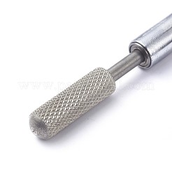 Doppelseitiger Lederkantenfärbestift aus Edelstahl&nbsp;TOOL-WH0021-36S