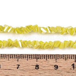 Chapelets de perles en verre opaque électrolytique&nbsp;GLAA-N022-4mm-13
