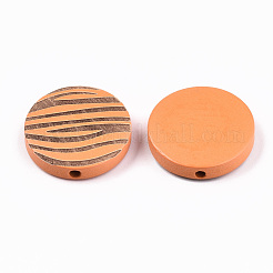 Perle di legno naturale verniciate&nbsp;WOOD-T021-50B-06
