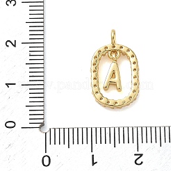 26 Stk. Messing Micro Pave klarer Zirkonia Anhänger&nbsp;KK-L268-032G