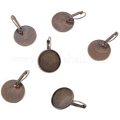 Ottone risultati leverback orecchino&nbsp;KK-PH0026-01AB-NF