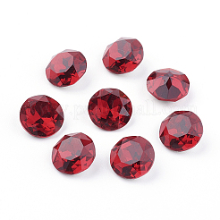 Spitze Rückseite u. Rückseite überzogene k9 Glasrhinestone Cabochons&nbsp;X-RGLA-J012-8mm-501