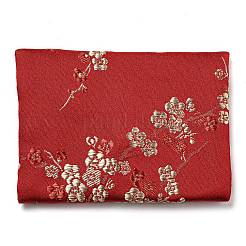 Aufbewahrungsbeutel für Schmuck aus Stoff im chinesischen Stil mit Blumenmuster&nbsp;AJEW-D065-01B-01