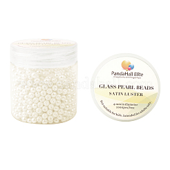 Perlmutt umweltfreundliche gefärbte Glasperle runde Perle&nbsp;HY-PH0002-04-B