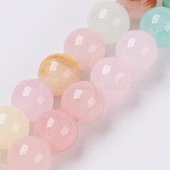 Natürliche bunte grüne Jade Perlenstränge&nbsp;X-G-G757-01-12mm