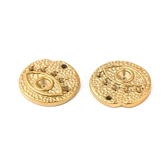 Ionenplattierung (IP) 304 Edelstahl Anhänger Strass Fassungen&nbsp;STAS-L268-005G