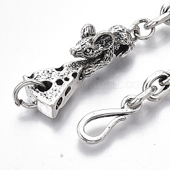 Kabelarmbänder aus Herrenlegierung&nbsp;X-BJEW-T014-03