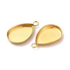 Pendentifs cabochons en acier inoxydable 304 avec placage ionique (IP)&nbsp;X-STAS-F167-23G