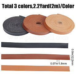 3 Rolle 3 Farben PU-Kunstlederband&nbsp;LC-GF0001-07
