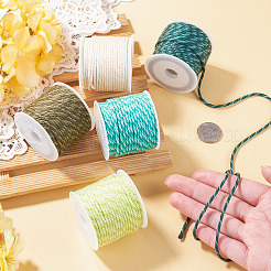 Cordon tressé en polyester 5 couleurs de 50 m&nbsp;OCOR-TA0004-08