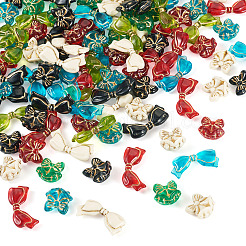 100pcs 10 Arten transparente Acrylperlen&nbsp;MACR-TA0002-21