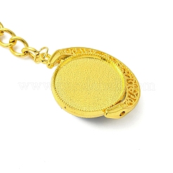 Pendentif en alliage avec cabochons de pierres précieuses porte-clés&nbsp;KEYC-JKC01140-02
