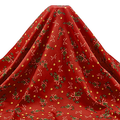 Bedruckter Polyesterstoff mit Weihnachtsmotiv&nbsp;DIY-WH0308-623B