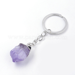 Natürlicher Amethyst keychain&nbsp;KEYC-S252-12