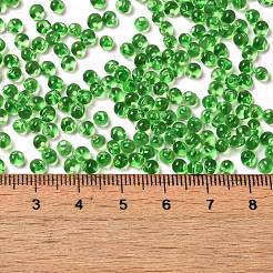 Cuentas de semillas de vidrio de colores transparentes&nbsp;SEED-P006-02A-07