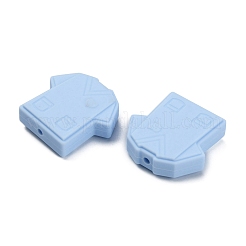 Umweltfreundliche Silikonperlen in Lebensmittelqualität&nbsp;LS-FIND-WH0125-18G