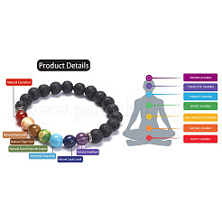 Yoga Chakra Schmuck&nbsp;BJEW-K142-A