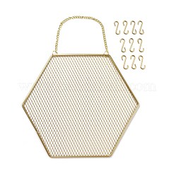 Espositore per orecchini con montaggio a parete a forma di griglia di ferro&nbsp;ODIS-P010-05G
