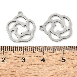 Pendenti cavi in acciaio inox 201&nbsp;STAS-F337-10C-P