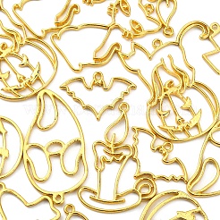 16 pièces 8 style halloween thème alliage pendentifs de lunette arrière ouverts&nbsp;PALLOY-CJ0002-14