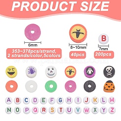 Kit de fabrication de bijoux DIY sur le thème d'Halloween&nbsp;DIY-AR0003-47