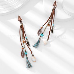 Orecchini pendenti con nappe in lega&nbsp;FS-WGE89CC-01