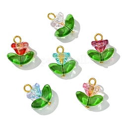 Glasblumenanhänger&nbsp;PALLOY-CJ00038