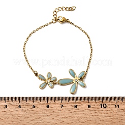 Braccialetti a maglie in acciaio inossidabile 304&nbsp;BJEW-G763-01G