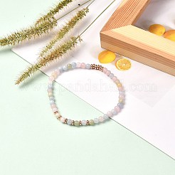 Bracciali elasticizzati con pietre preziose naturali per uomo donna&nbsp;BJEW-JB06726