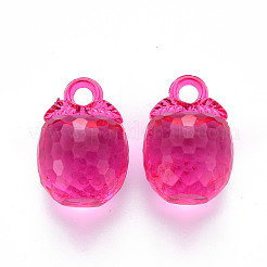 Pendentifs acryliques transparents sur le thème de l'automne&nbsp;TACR-T024-04B-906