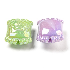 Placcatura uv perle acriliche iridescenti&nbsp;OACR-G039-15