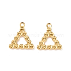 Ionenplattierung (IP) 304 Edelstahl Anhänger Strass-Einstellungen&nbsp;STAS-F293-04G