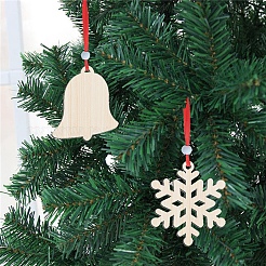 Weihnachtsmotiv Holz Anhänger Dekoration&nbsp;PW-WG7C92F-01