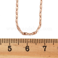 Messing-Gliederketten für Damen&nbsp;NJEW-D302-46RG