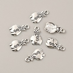 Pendentifs en alliage de style tibétain sur le thème de l'argent&nbsp;FIND-CJC0004-30AS-02